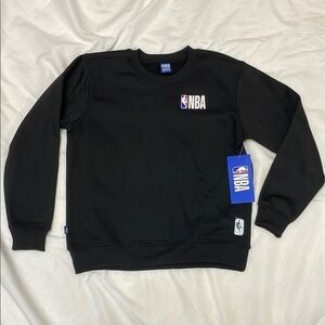NBA Black and White Sweatshirt Classic Crewneck